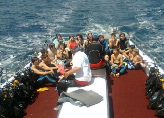  Buceo en grupo para niños 